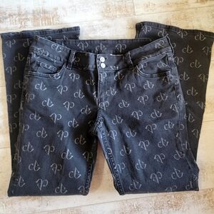 H&M Black Flare Wide Leg Jeans